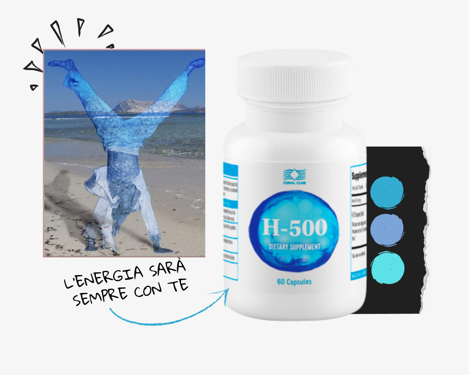 L' ANTIOSSIDANTE PIÚ POTENTE AL MONDO H500 www.metadepurazione.it